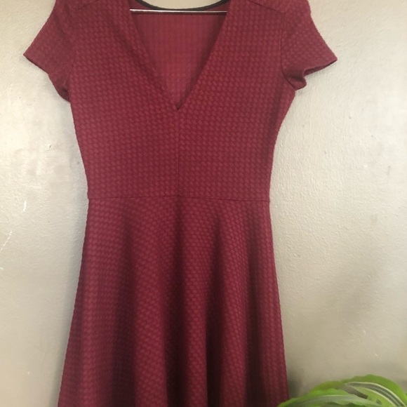 Maroon Zara soft knit dress from Spain. 🇪🇸 size Med. - Picture 6 of 7